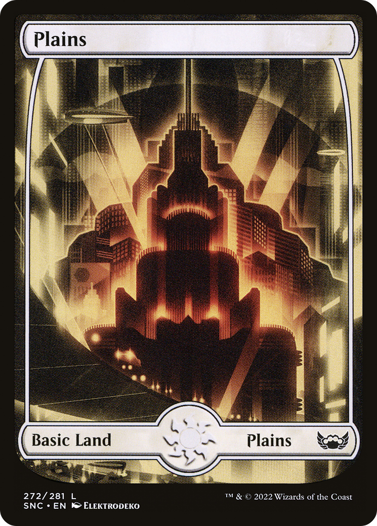 Plains (SNC-272) - Streets of New Capenna - Premium MTG Single from Wizards of the Coast - Just $0.08! Shop now at Game Crave Tournament Store