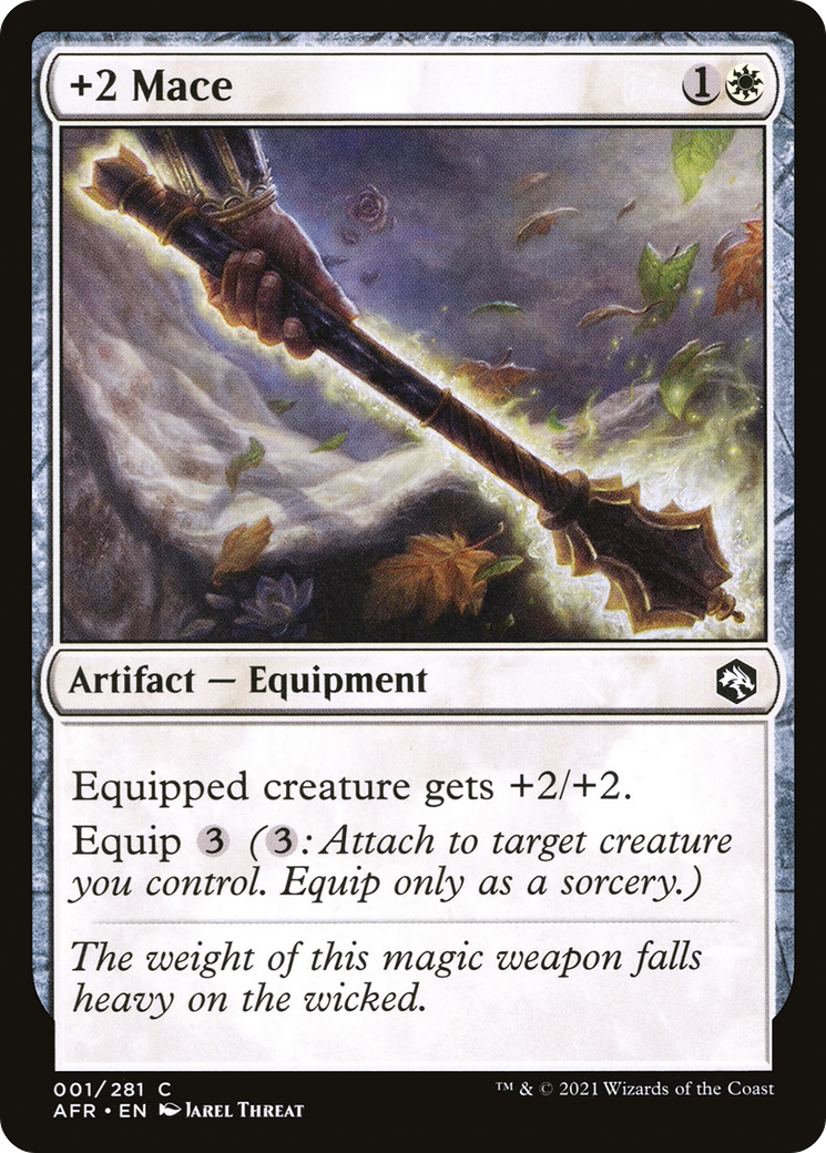 +2 Mace (AFR-001) - Adventures in the Forgotten Realms Foil - Premium MTG Single from Wizards of the Coast - Just $0.08! Shop now at Game Crave Tournament Store