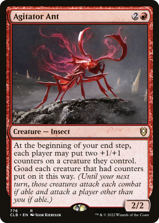 Agitator Ant (CLB-776) - Commander Legends: Battle for Baldur's Gate - Premium MTG Single from Wizards of the Coast - Just $0.25! Shop now at Game Crave Tournament Store