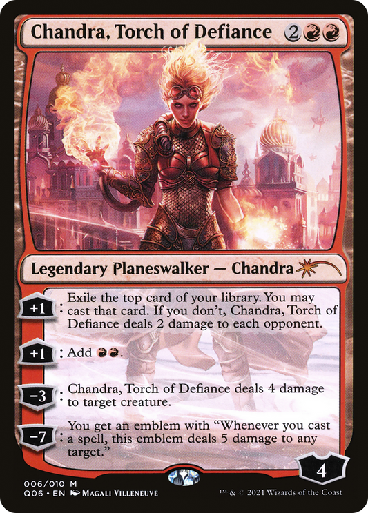 Chandra, Torch of Defiance (Q06-006) - Pioneer Challenger Decks 2021 - Premium MTG Single from Wizards of the Coast - Just $0.47! Shop now at Game Crave Tournament Store