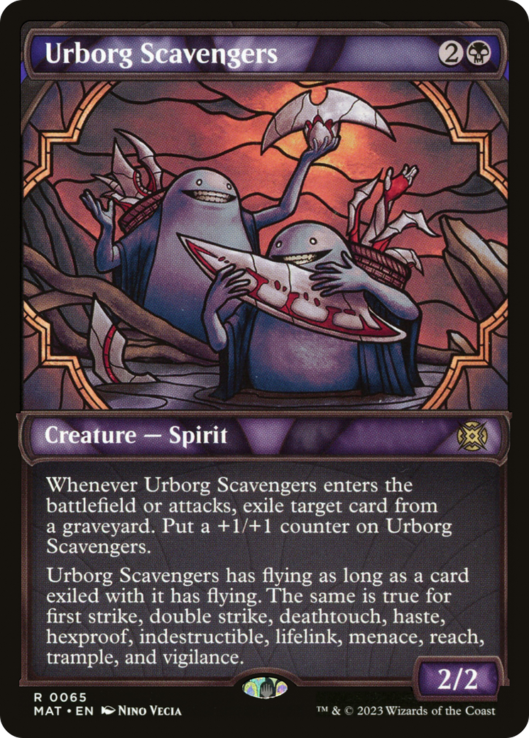 Urborg Scavengers (MAT-065) - March of the Machine: The Aftermath: (Showcase) - Premium MTG Single from Wizards of the Coast - Just $0.19! Shop now at Game Crave Tournament Store