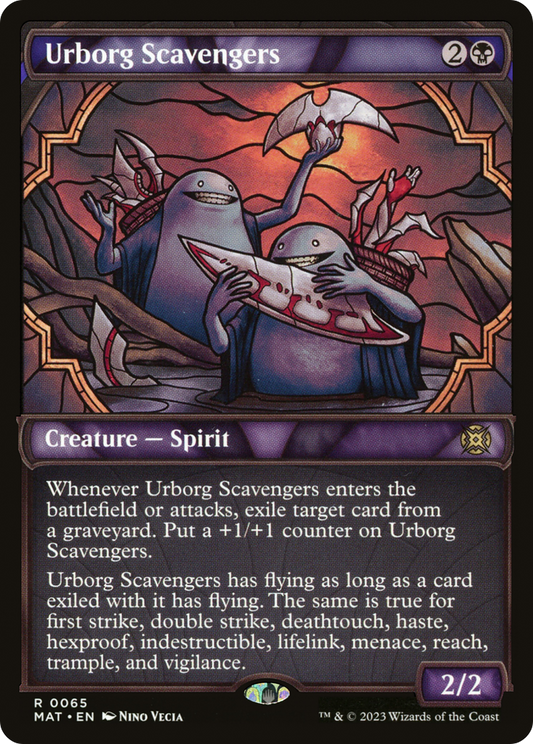 Urborg Scavengers (MAT-065) - March of the Machine: The Aftermath: (Showcase) - Premium MTG Single from Wizards of the Coast - Just $0.19! Shop now at Game Crave Tournament Store