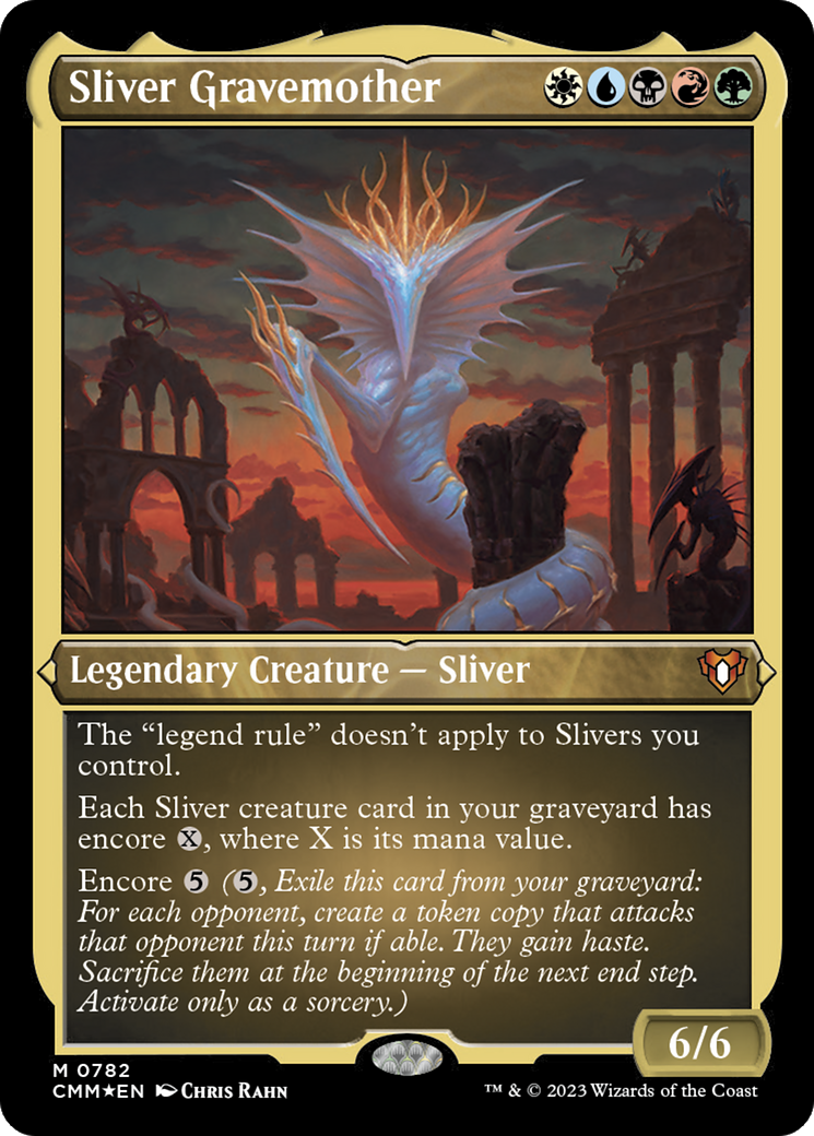 Sliver Gravemother (CMM-782) - Commander Masters Etched Foil - Premium MTG Single from Wizards of the Coast - Just $0.23! Shop now at Game Crave Tournament Store