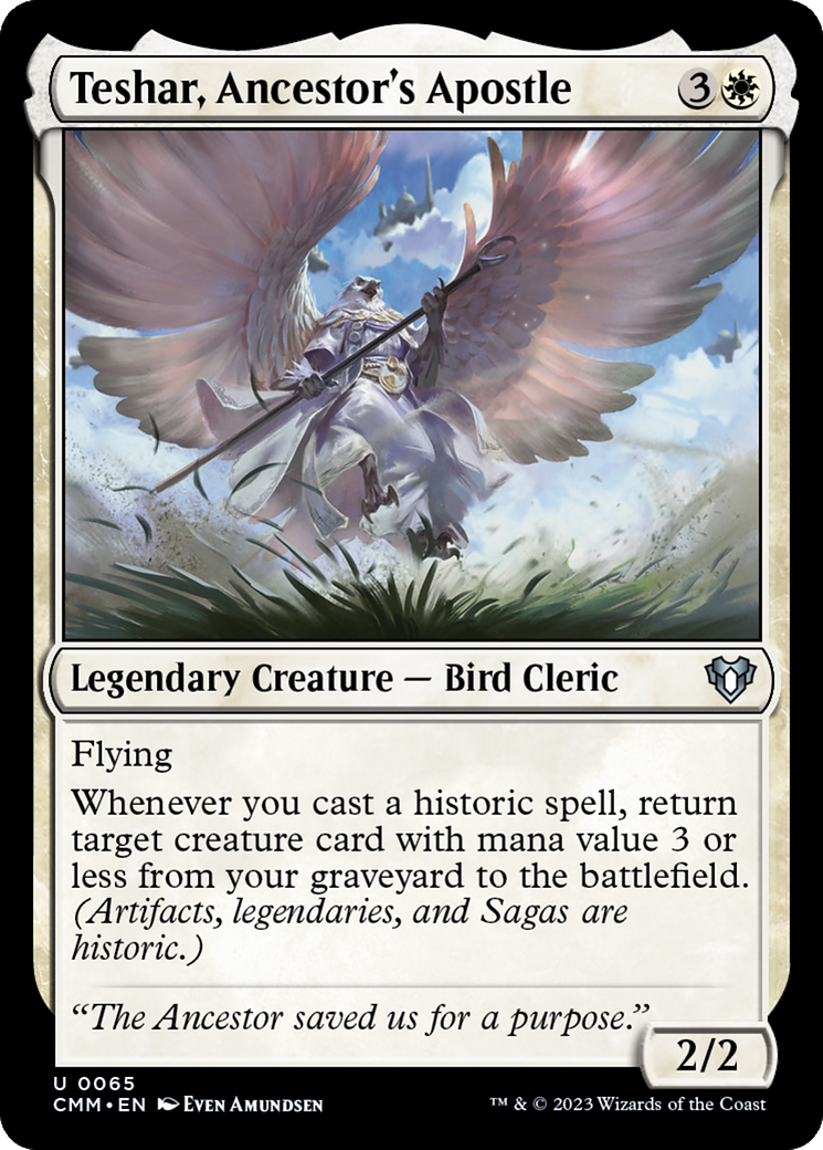 Teshar, Ancestor's Apostle (CMM-065) - Commander Masters - Premium MTG Single from Wizards of the Coast - Just $0.08! Shop now at Game Crave Tournament Store