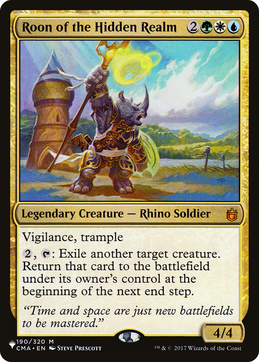 Roon of the Hidden Realm (PLIST-712) - The List - Premium MTG Single from Wizards of the Coast - Just $0.08! Shop now at Game Crave Tournament Store