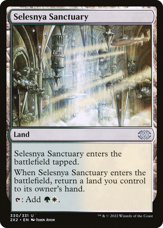 Selesnya Sanctuary (2X2-330) - Double Masters 2022 Foil - Premium MTG Single from Wizards of the Coast - Just $0.08! Shop now at Game Crave Tournament Store
