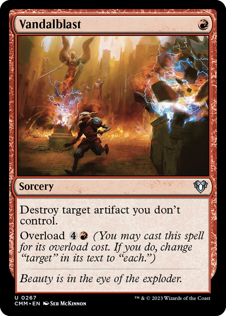 Vandalblast (CMM-267) - Commander Masters - Premium MTG Single from Wizards of the Coast - Just $0.54! Shop now at Game Crave Tournament Store