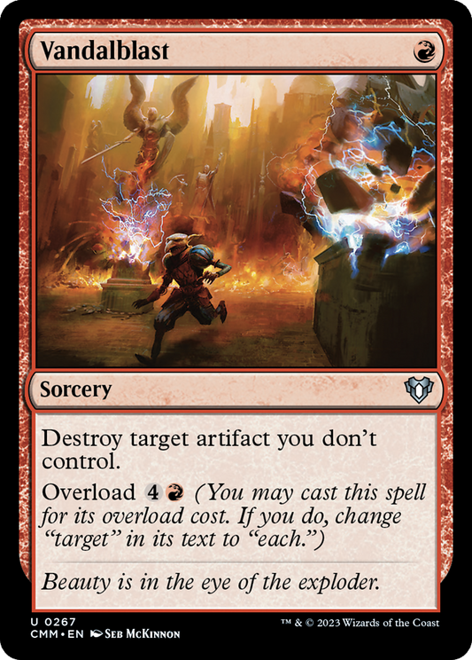 Vandalblast (CMM-267) - Commander Masters - Premium MTG Single from Wizards of the Coast - Just $0.54! Shop now at Game Crave Tournament Store