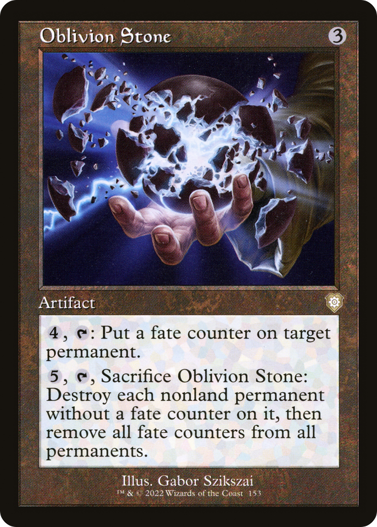 Oblivion Stone (BRC-153) - The Brothers' War Commander - Premium MTG Single from Wizards of the Coast - Just $0.08! Shop now at Game Crave Tournament Store
