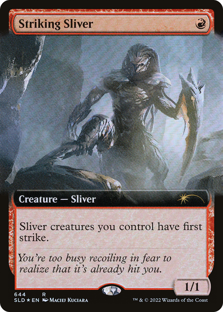 Striking Sliver (SLD-644) - Secret Lair Drop: (Extended Art) Foil - Premium MTG Single from Wizards of the Coast - Just $11.49! Shop now at Game Crave Tournament Store