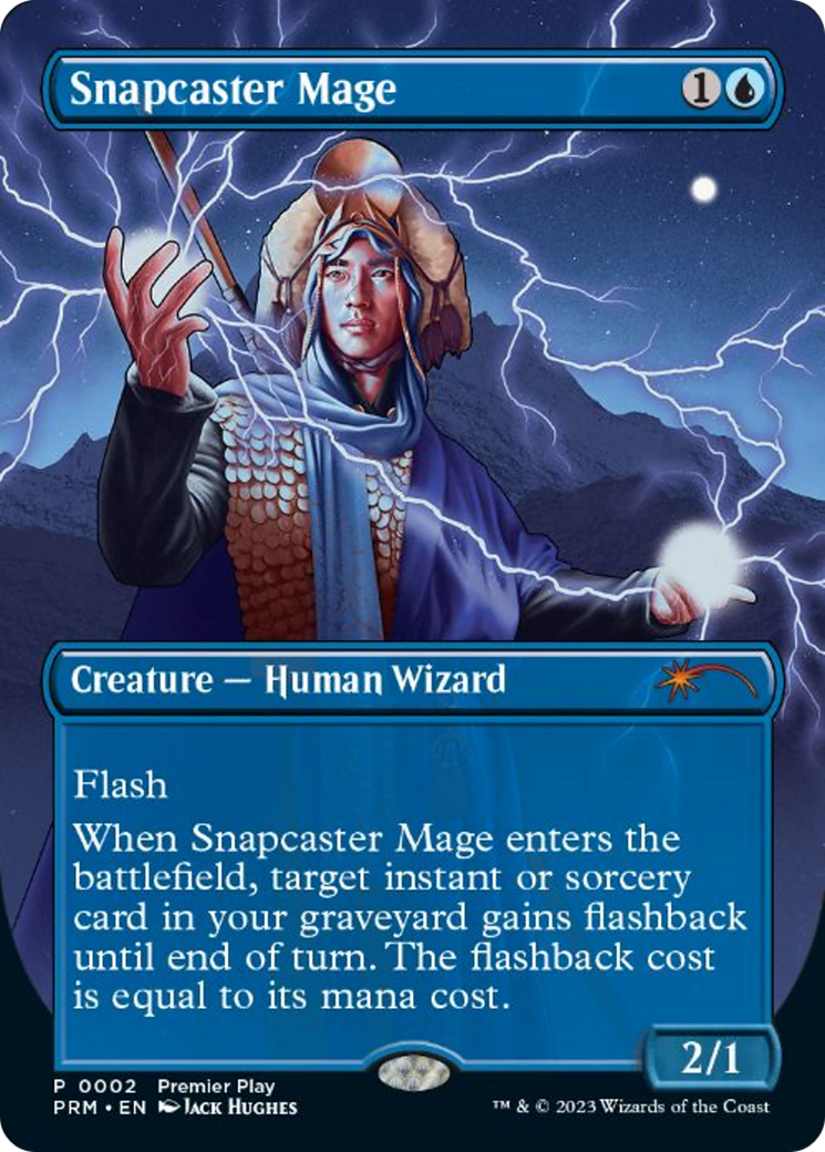 Snapcaster Mage (PR23-002) - Regional Championship Qualifiers 2023 (Borderless) - Premium MTG Single from Wizards of the Coast - Just $41.51! Shop now at Game Crave Tournament Store