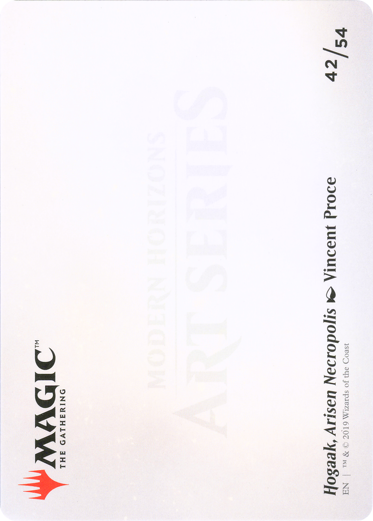 Hogaak, Arisen Necropolis // Hogaak, Arisen Necropolis (AMH1-042) - Modern Horizons Art Series (Borderless) - Premium MTG Single from Wizards of the Coast - Just $0! Shop now at Game Crave Tournament Store