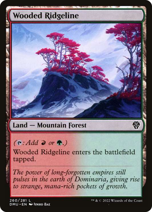 Wooded Ridgeline (DMU-260) - Dominaria United - Premium MTG Single from Wizards of the Coast - Just $0.08! Shop now at Game Crave Tournament Store