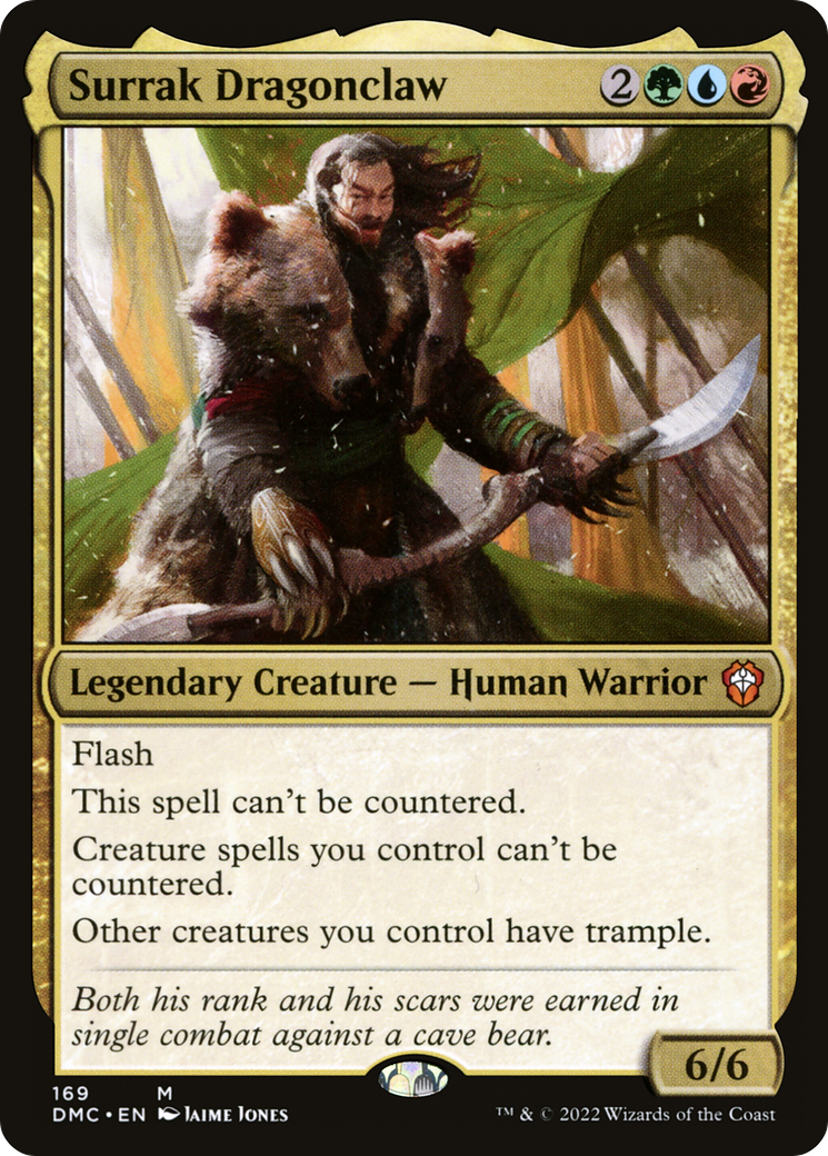 Surrak Dragonclaw (DMC-169) - Dominaria United Commander - Premium MTG Single from Wizards of the Coast - Just $5.04! Shop now at Game Crave Tournament Store
