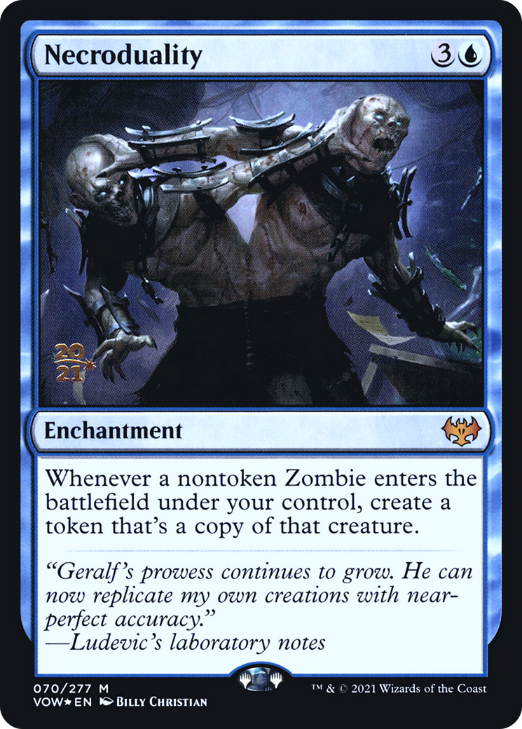 Necroduality (PVOW-70S) - Innistrad: Crimson Vow Promos Foil - Premium MTG Single from Wizards of the Coast - Just $3.93! Shop now at Game Crave Tournament Store