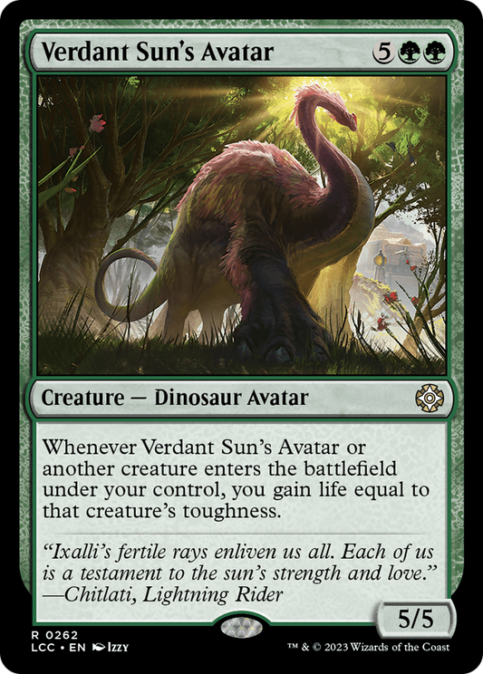 Verdant Sun's Avatar (LCC-262) - The Lost Caverns of Ixalan Commander - Premium MTG Single from Wizards of the Coast - Just $0.08! Shop now at Game Crave Tournament Store