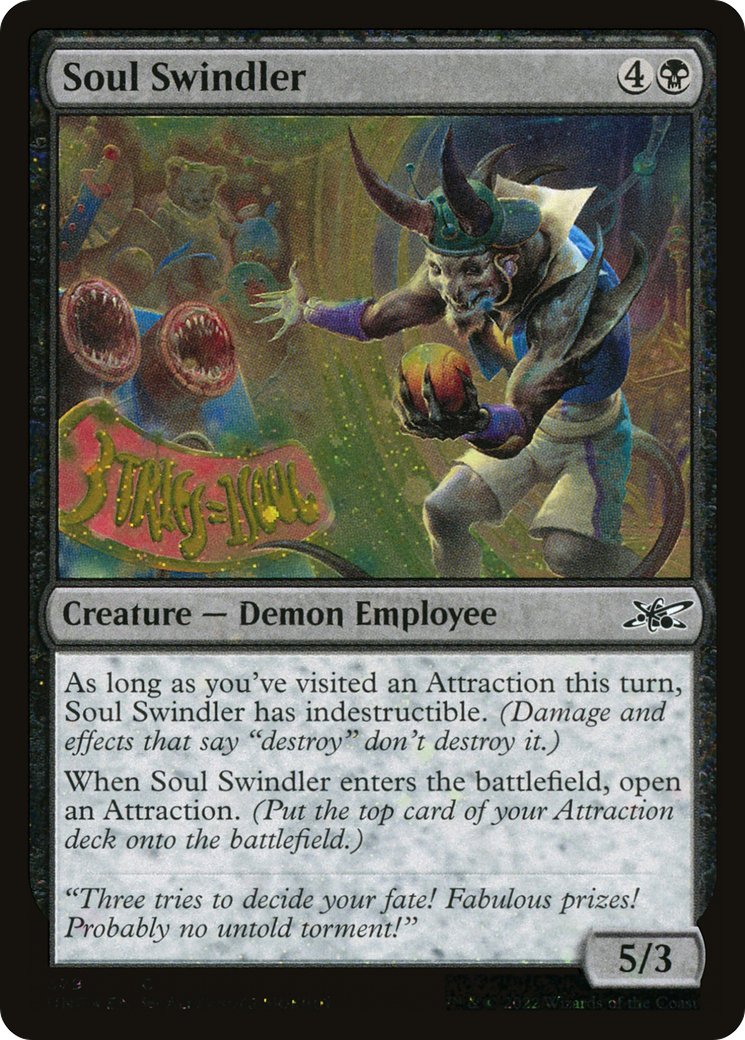 Soul Swindler (UNF-379) - Unfinity Foil - Premium MTG Single from Wizards of the Coast - Just $0.33! Shop now at Game Crave Tournament Store