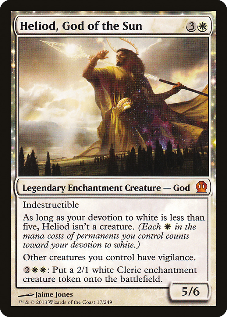 Heliod, God of the Sun (THS-017) - Theros: (nyxtouched) - Premium MTG Single from Wizards of the Coast - Just $0.08! Shop now at Game Crave Tournament Store