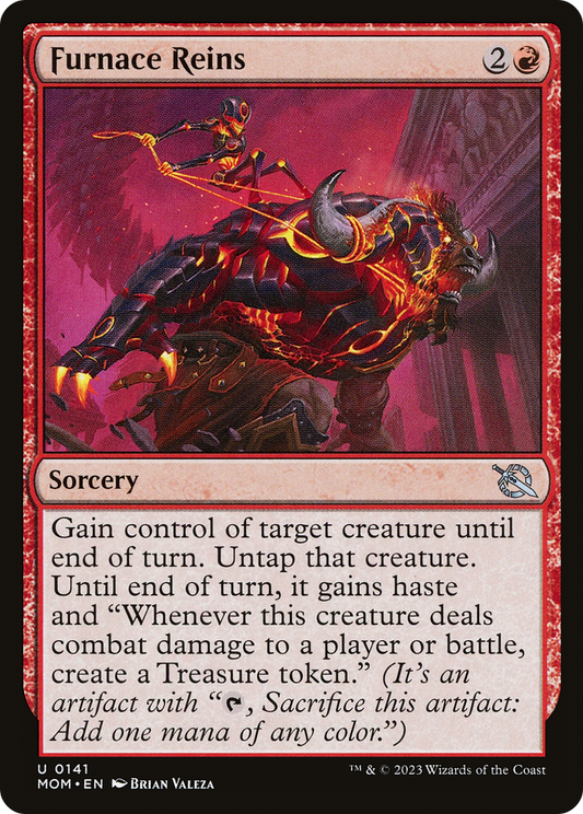 Furnace Reins (MOM-141) - March of the Machine - Premium MTG Single from Wizards of the Coast - Just $0.08! Shop now at Game Crave Tournament Store