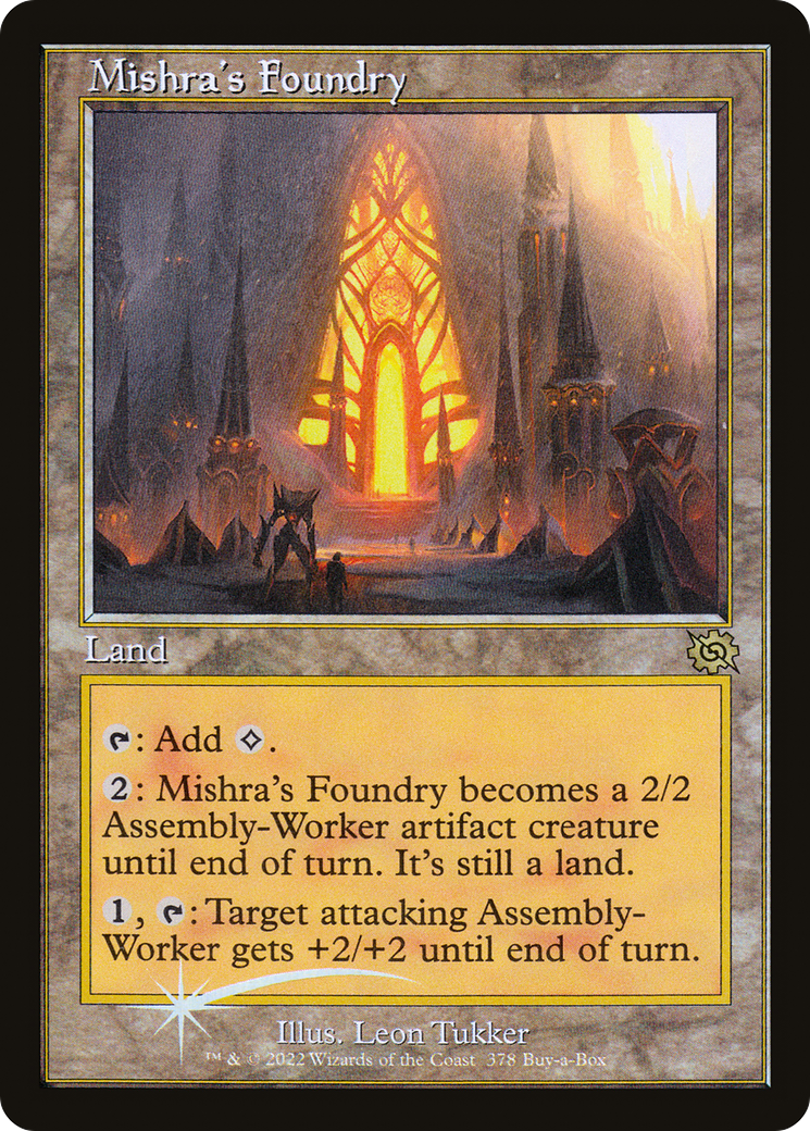 Mishra's Foundry (BRO-378) - The Brothers' War Foil - Premium MTG Single from Wizards of the Coast - Just $0.15! Shop now at Game Crave Tournament Store