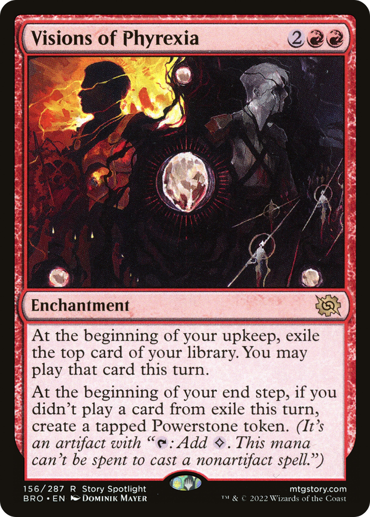 Visions of Phyrexia (BRO-156) - The Brothers' War - Premium MTG Single from Wizards of the Coast - Just $0.08! Shop now at Game Crave Tournament Store