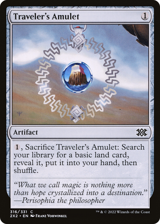 Traveler's Amulet (2X2-316) - Double Masters 2022 - Premium MTG Single from Wizards of the Coast - Just $0.25! Shop now at Game Crave Tournament Store