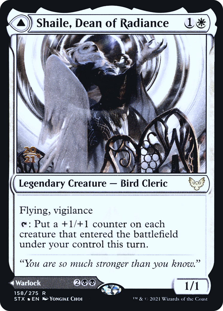 Shaile, Dean of Radiance // Embrose, Dean of Shadow (PSTX-158S) - Strixhaven: School of Mages Promos Foil - Premium MTG Single from Wizards of the Coast - Just $0.19! Shop now at Game Crave Tournament Store