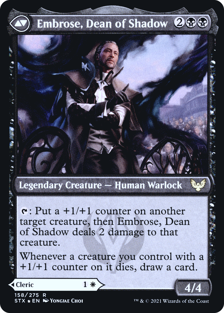 Shaile, Dean of Radiance // Embrose, Dean of Shadow (PSTX-158S) - Strixhaven: School of Mages Promos Foil - Premium MTG Single from Wizards of the Coast - Just $0.19! Shop now at Game Crave Tournament Store