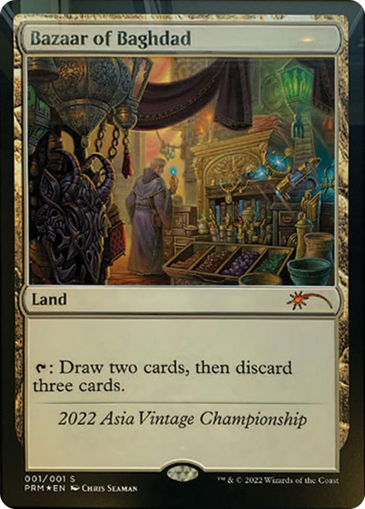 Bazaar of Baghdad (OVNT-2022A) - Vintage Championship - Premium MTG Single from Wizards of the Coast - Just $0! Shop now at Game Crave Tournament Store