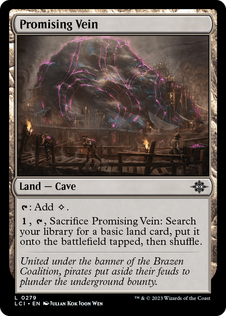 Promising Vein (LCI-279) - The Lost Caverns of Ixalan - Premium MTG Single from Wizards of the Coast - Just $0.08! Shop now at Game Crave Tournament Store