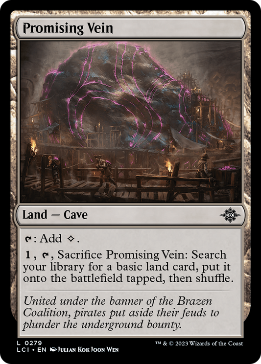 Promising Vein (LCI-279) - The Lost Caverns of Ixalan - Premium MTG Single from Wizards of the Coast - Just $0.08! Shop now at Game Crave Tournament Store