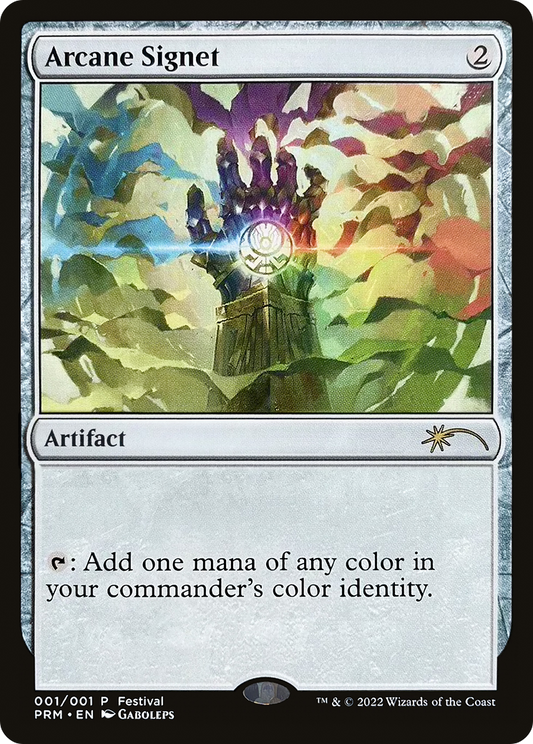 Arcane Signet (P30M-01F) - 30th Anniversary Misc Promos - Premium MTG Single from Wizards of the Coast - Just $3.93! Shop now at Game Crave Tournament Store