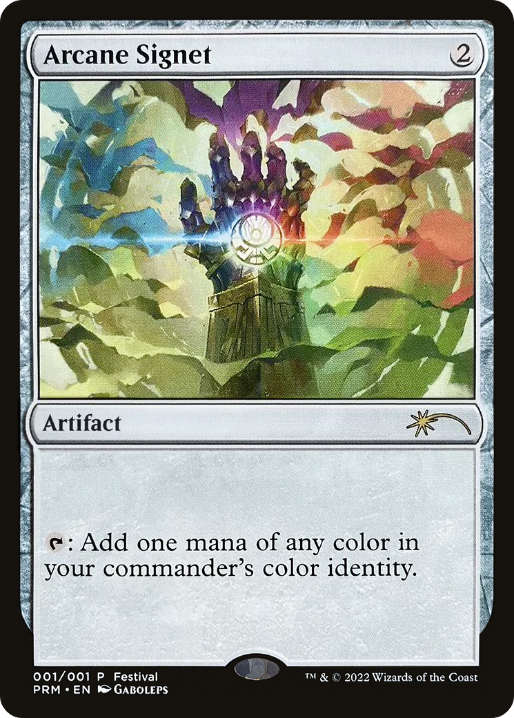 Arcane Signet (P30M-01F) - 30th Anniversary Misc Promos Foil - Premium MTG Single from Wizards of the Coast - Just $6.49! Shop now at Game Crave Tournament Store