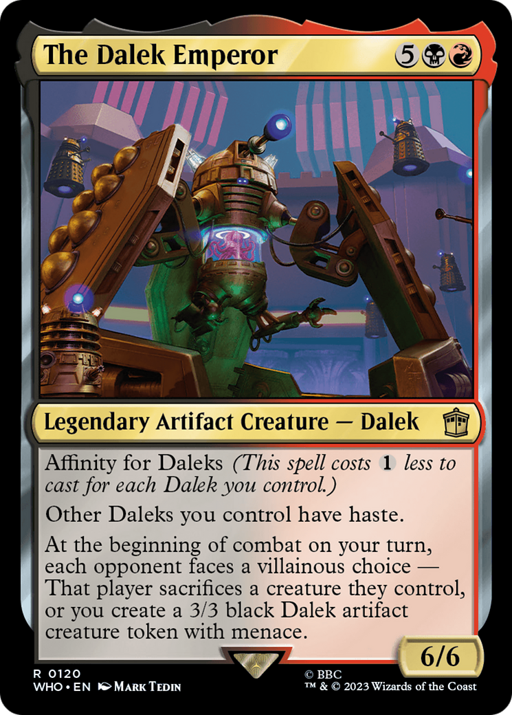 The Dalek Emperor (WHO-120) - Doctor Who - Premium MTG Single from Wizards of the Coast - Just $0.08! Shop now at Game Crave Tournament Store