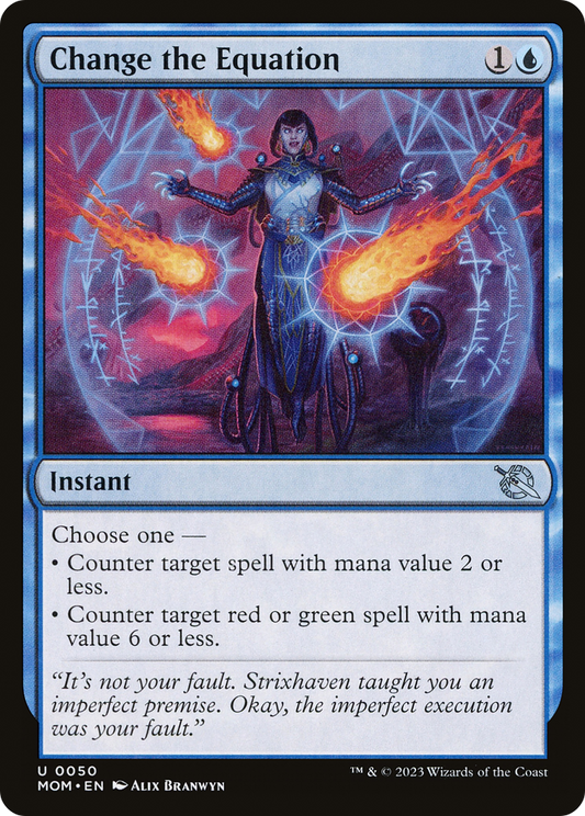 Change the Equation (MOM-050) - March of the Machine - Premium MTG Single from Wizards of the Coast - Just $0.08! Shop now at Game Crave Tournament Store