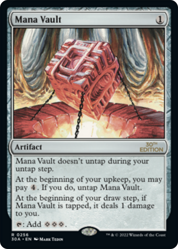 Mana Vault (30A-256) - 30th Anniversary Edition - Premium MTG Single from Wizards of the Coast - Just $68.09! Shop now at Game Crave Tournament Store