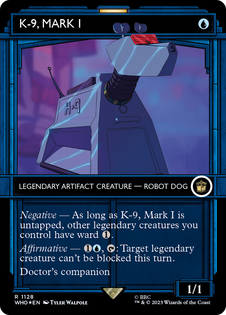 K-9, Mark I (WHO-1128) - Doctor Who: (Showcase) (Borderless) Foil - Premium MTG Single from Wizards of the Coast - Just $15.59! Shop now at Game Crave Tournament Store