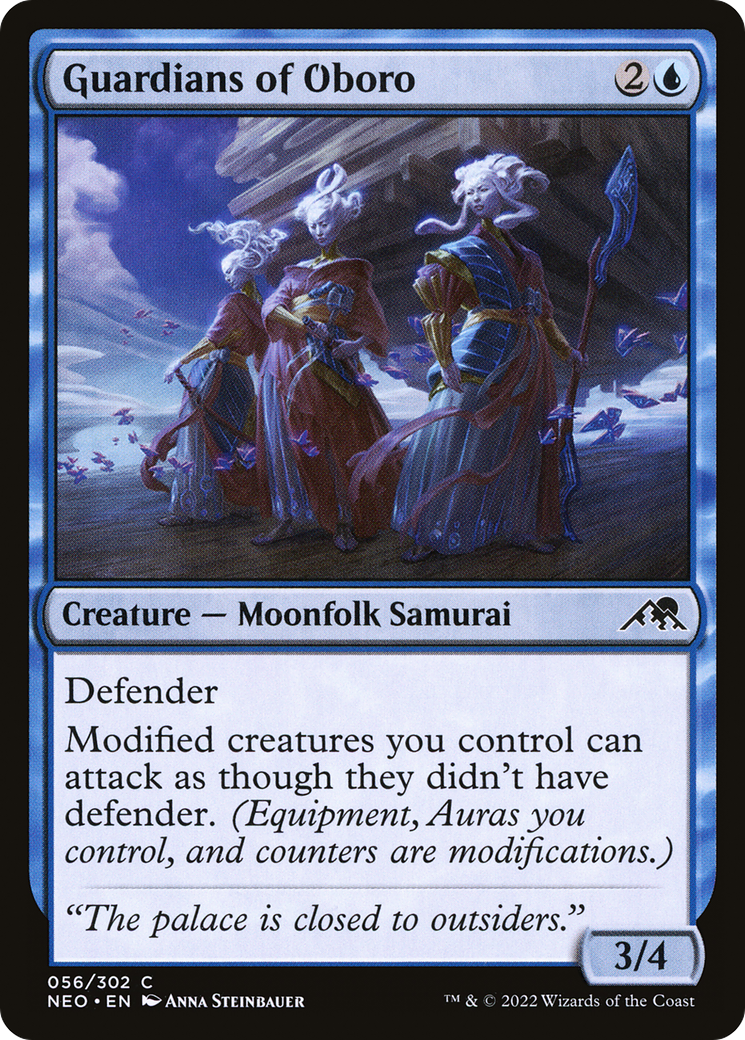 Guardians of Oboro (NEO-056) - Kamigawa: Neon Dynasty Foil - Premium MTG Single from Wizards of the Coast - Just $0.08! Shop now at Game Crave Tournament Store