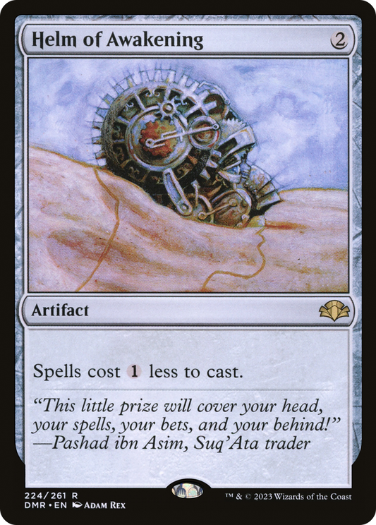 Helm of Awakening (DMR-224) - Dominaria Remastered Foil - Premium MTG Single from Wizards of the Coast - Just $0.23! Shop now at Game Crave Tournament Store