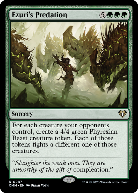 Ezuri's Predation (CMM-287) - Commander Masters - Premium MTG Single from Wizards of the Coast - Just $0.24! Shop now at Game Crave Tournament Store