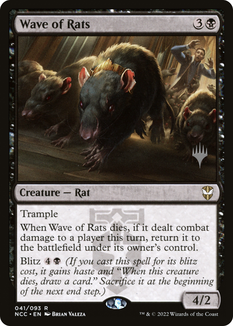 Wave of Rats (PNCC-41P) - New Capenna Commander Promos Foil - Premium MTG Single from Wizards of the Coast - Just $2.32! Shop now at Game Crave Tournament Store