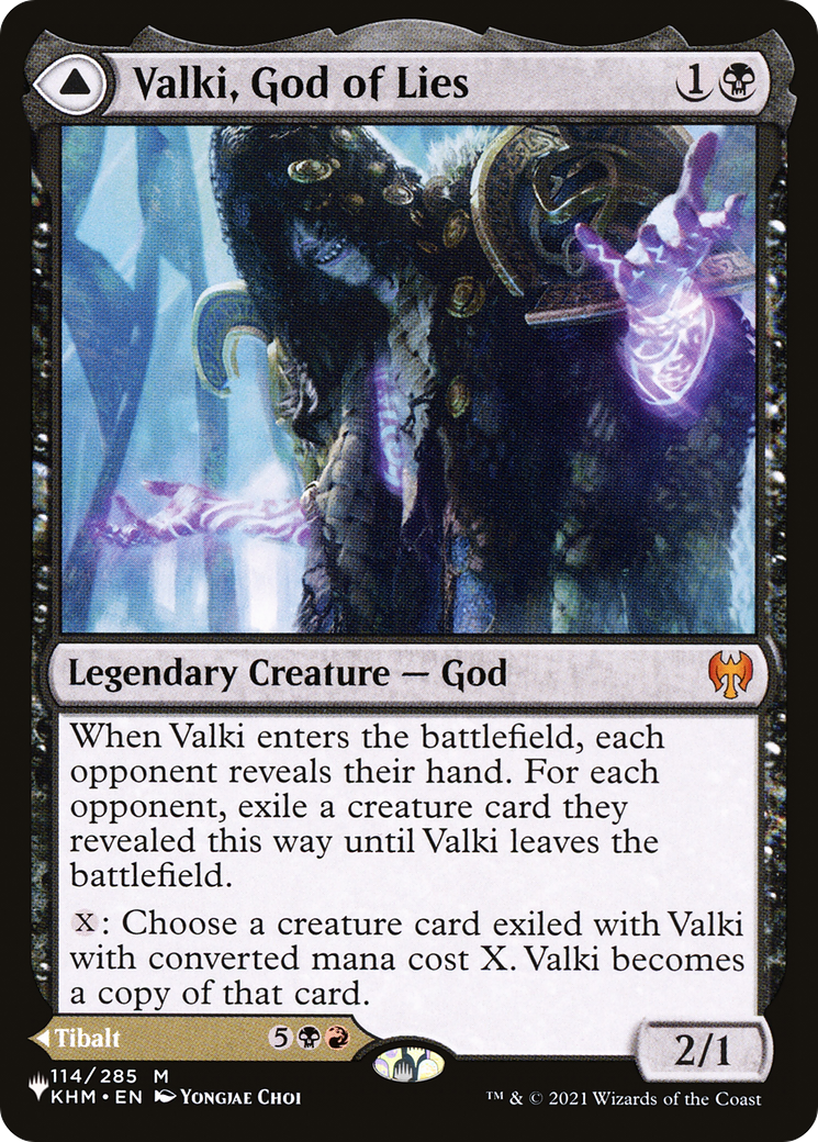 Valki, God of Lies // Tibalt, Cosmic Impostor (PCTB-019) - From Cute to Brute - Premium MTG Single from Wizards of the Coast - Just $0.80! Shop now at Game Crave Tournament Store
