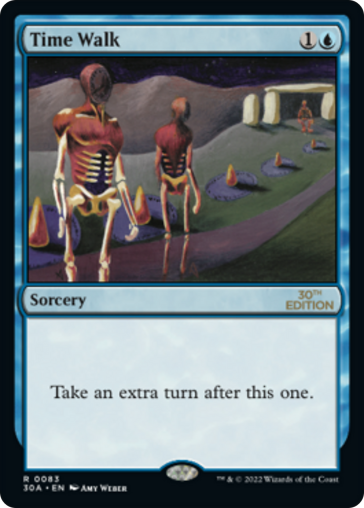 Time Walk (30A-083) - 30th Anniversary Edition - Premium MTG Single from Wizards of the Coast - Just $112.79! Shop now at Game Crave Tournament Store