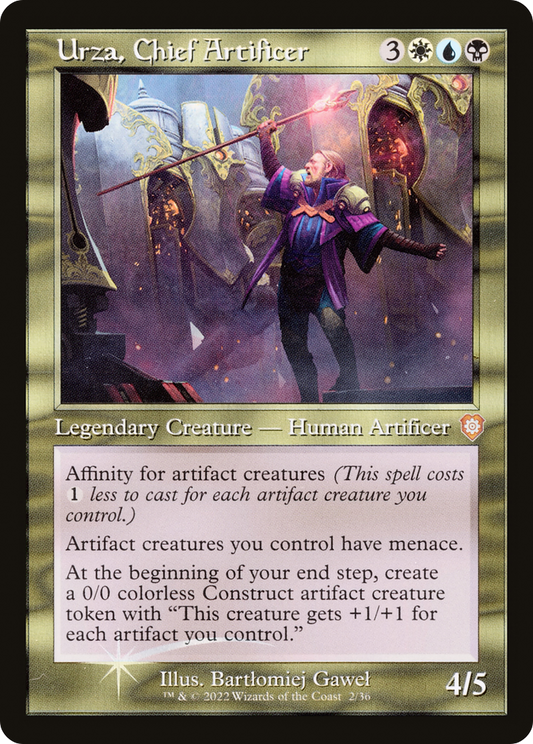 Urza, Chief Artificer (BRC-002) - The Brothers' War Commander - Premium MTG Single from Wizards of the Coast - Just $4.11! Shop now at Game Crave Tournament Store