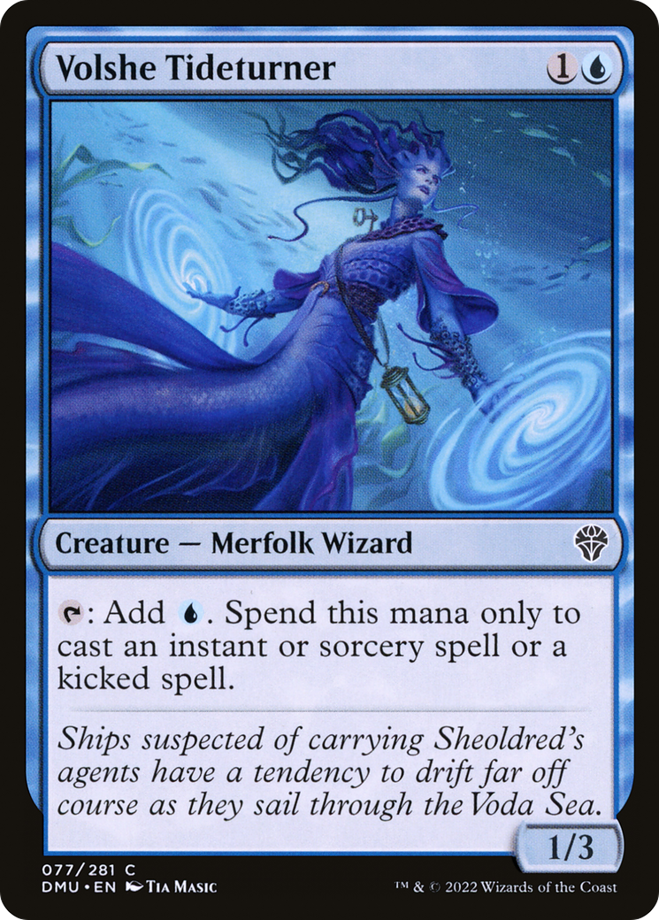 Volshe Tideturner (DMU-077) - Dominaria United - Premium MTG Single from Wizards of the Coast - Just $0.08! Shop now at Game Crave Tournament Store