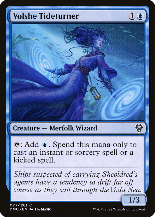 Volshe Tideturner (DMU-077) - Dominaria United - Premium MTG Single from Wizards of the Coast - Just $0.08! Shop now at Game Crave Tournament Store