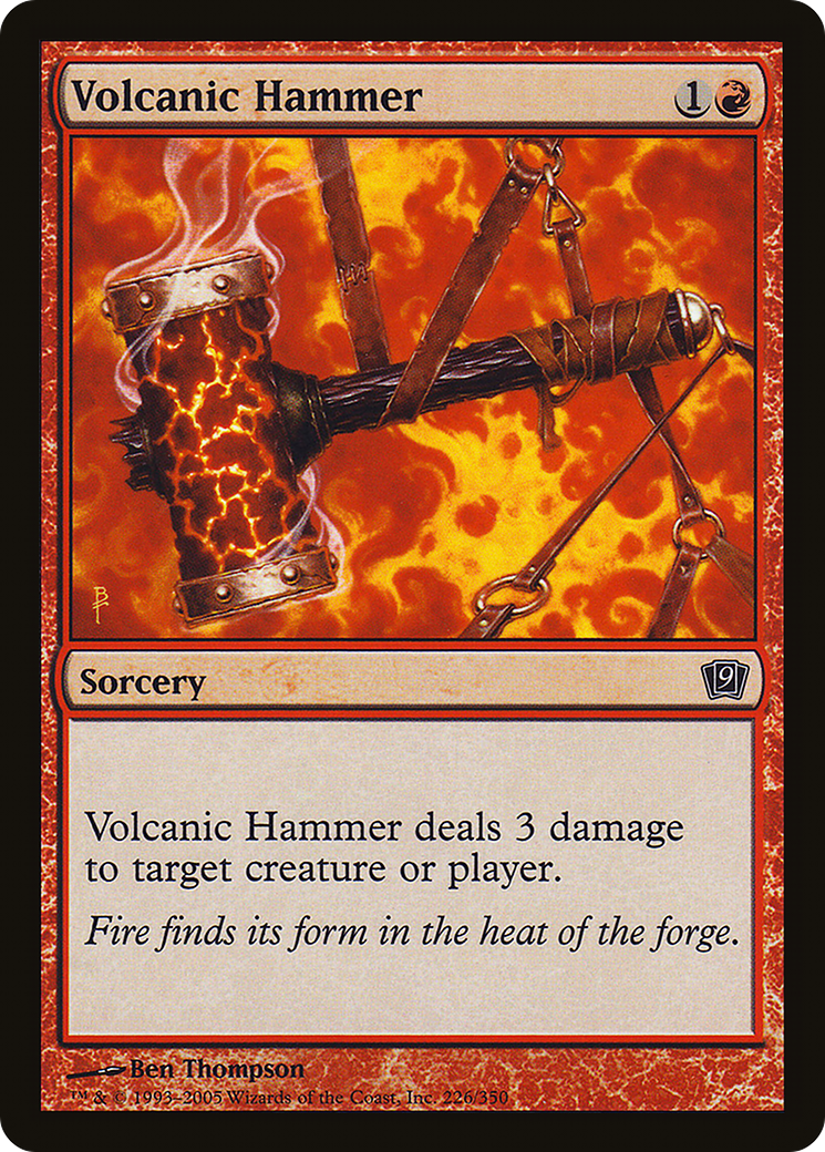Volcanic Hammer (9ED-226★) - Ninth Edition Foil - Premium MTG Single from Wizards of the Coast - Just $0.12! Shop now at Game Crave Tournament Store