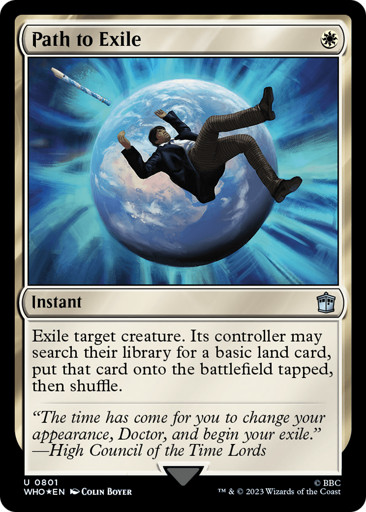 Path to Exile (WHO-801) - Doctor Who Foil - Premium MTG Single from Wizards of the Coast - Just $1.37! Shop now at Game Crave Tournament Store