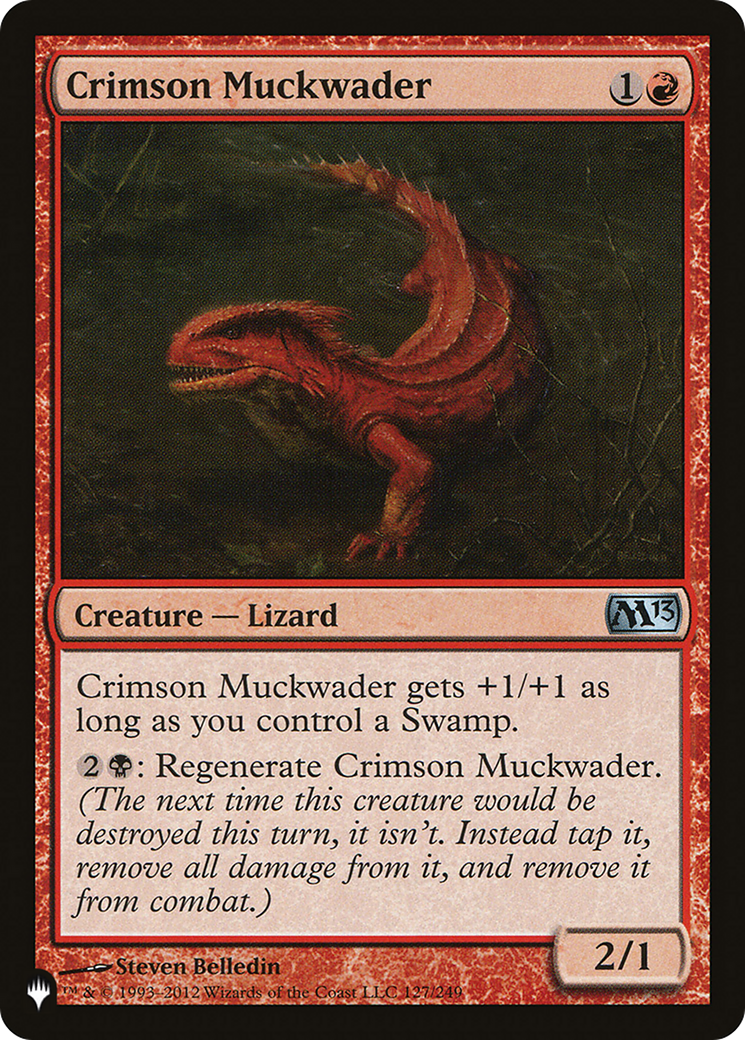 Crimson Muckwader (PLIST-613) - The List - Premium MTG Single from Wizards of the Coast - Just $0.08! Shop now at Game Crave Tournament Store