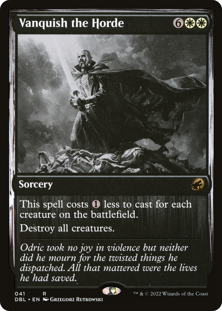 Vanquish the Horde (DBL-041) - Innistrad: Double Feature Foil - Premium MTG Single from Wizards of the Coast - Just $3.68! Shop now at Game Crave Tournament Store